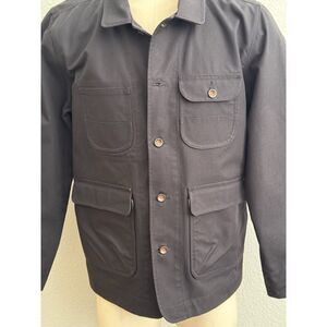 Flint & Tinder Men's Waxed Canvas Jacket XL Black British Millerain – Rare